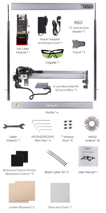 Creality CR Laser Falcon Grabadora Incluye