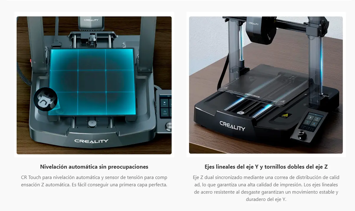 Características impresora creality 3d ender 3 v3 SE