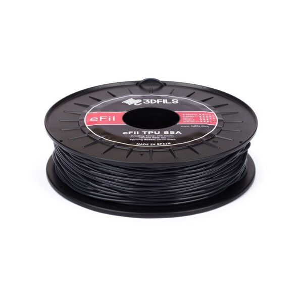 TPU 85A Grafito eFil 2.85mm 3Dfils - Imagen 2
