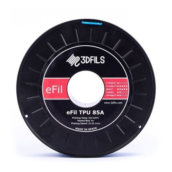 TPU 85A Grafito eFil 2.85mm 3Dfils - Imagen 3