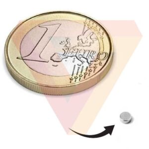 Imán Neodimio Disco Ø 2,5x1 mm N52