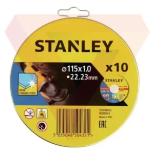 Discos de Corte INOX 115x1.0x22.23mm Stanley