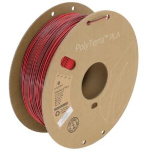 PLA Dual Shadow Red Black-Red Polyterra (rojo - negro) Polymaker