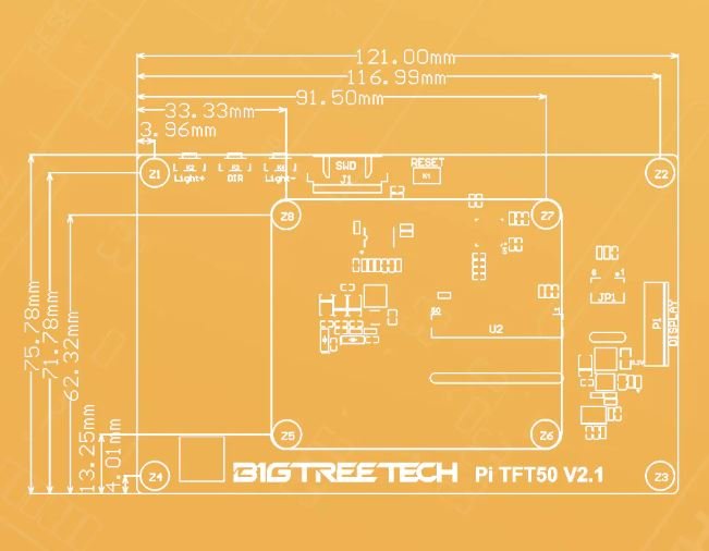 Pantalla BTT TFT50 V2.1