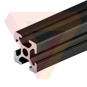Perfil de Aluminio T-SLOT 2020 Negro (20x20x2000mm)