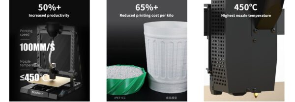 PIOCREAT G5 PRO Impresora 3D de Pellet - Imagen 7
