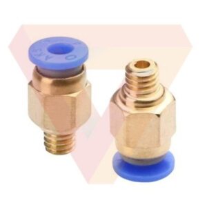 Racor PC4 M6 Tubo PTFE ( con tope)