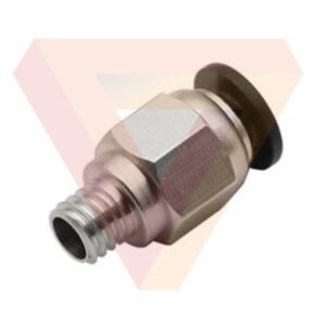 Racor PC4 M6 Pasante Tubo PTFE