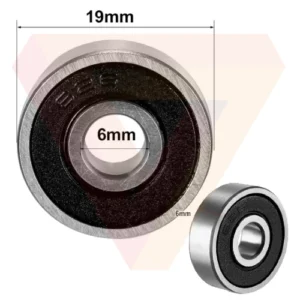 Rodamiento 626- RS 6x19x6mm