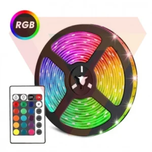 Tira Led Colores 5 Metros 12V RGB Con Mando