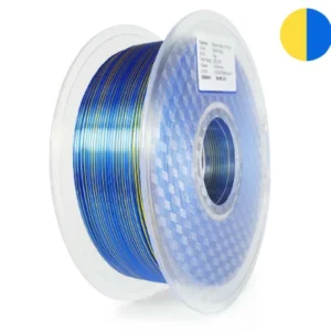PLA Bicolor Silk Gold & Blue Print Pro (oro y azul)