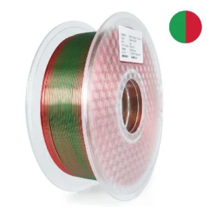PLA Bicolor Silk Green & Red Print Pro (Verde y rojo)