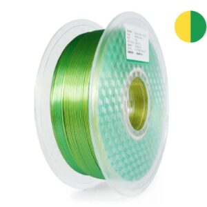 PLA Bicolor Silk Gold & Green Print Pro (Oro y verde)