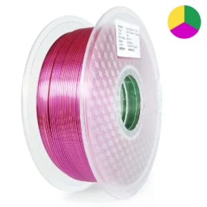 PLA Tricolor Silk Gold - Green & Fuchsia Print Pro (oro - verde & rosa)