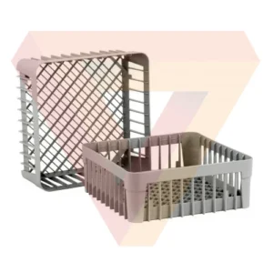 Cesto Vasos 400x400x150mm Angular Pvc