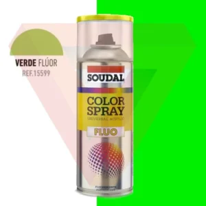 Color Spray Fluorescente Verde - Soudal
