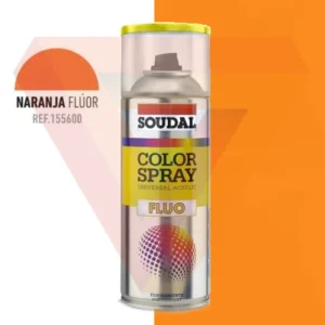 Color Spray Fluorescente Naranja - Soudal